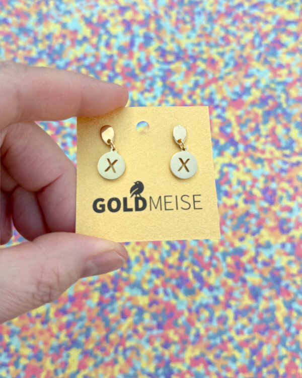 Edelstahl-Ohrstecker XX